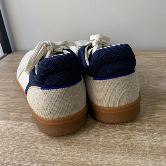 Rothy’s The RS01 Sneaker Panther Men’s Size 10.5 White & Blue Casual Shoes - Picture 9 of 14